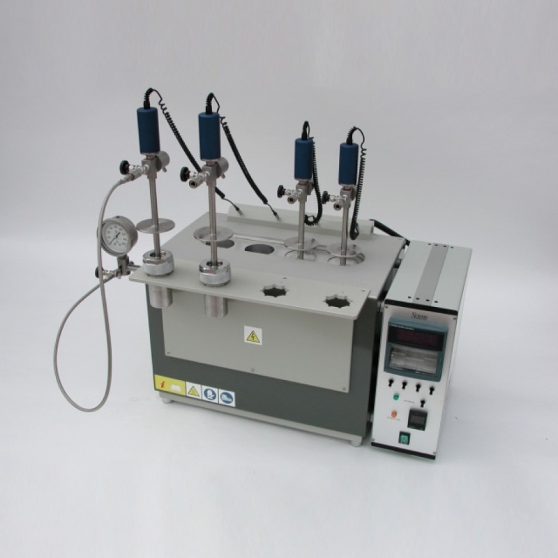 Aparat pentru determinarea stabilitatii oxidarii grasimilor lubrifiante prin metoda vasului de oxigen sub presiune